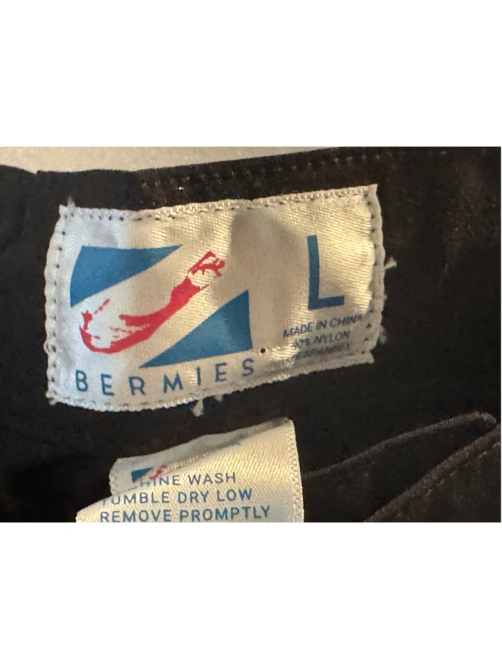 Bermies from zipper